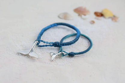 禮品組合 — The Whale鯨魚尾自由藍情侶編織手環